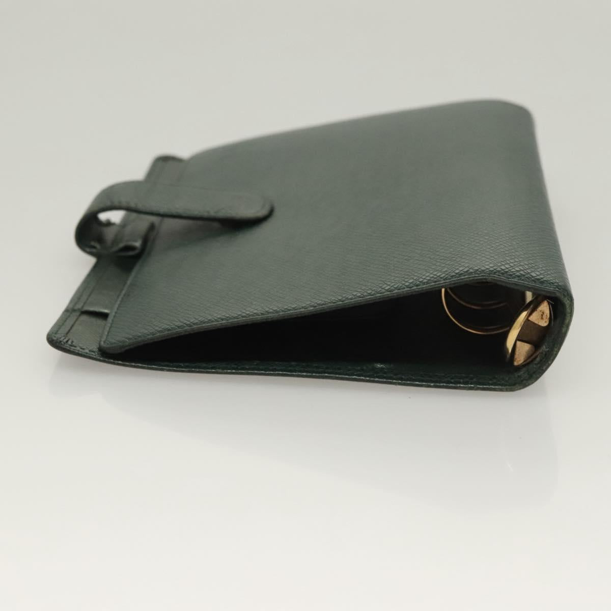 LOUIS VUITTON Taiga Agenda MM Day Planner Cover Epicea R20403 LV Auth 135909