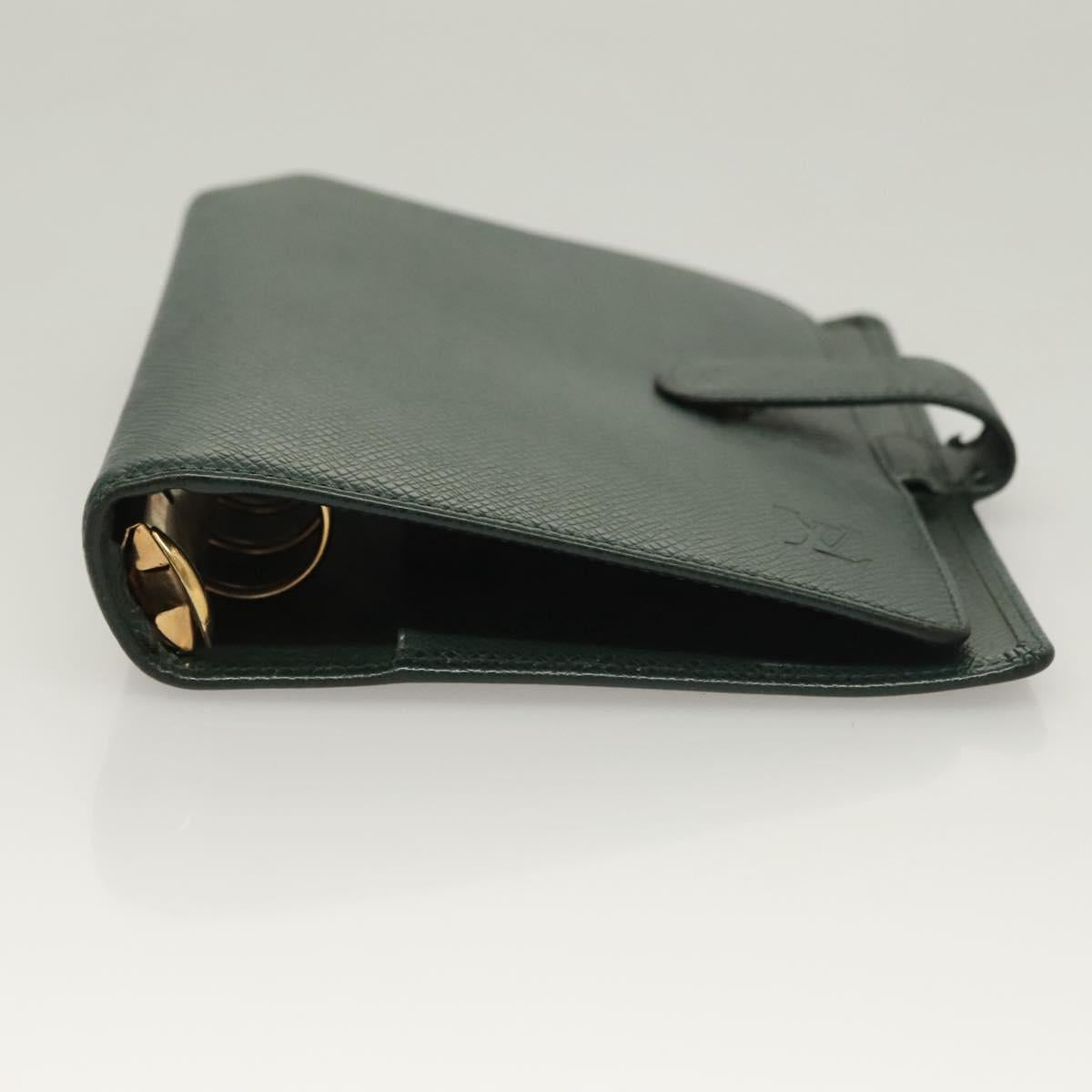 LOUIS VUITTON Taiga Agenda MM Day Planner Cover Epicea R20403 LV Auth 135909