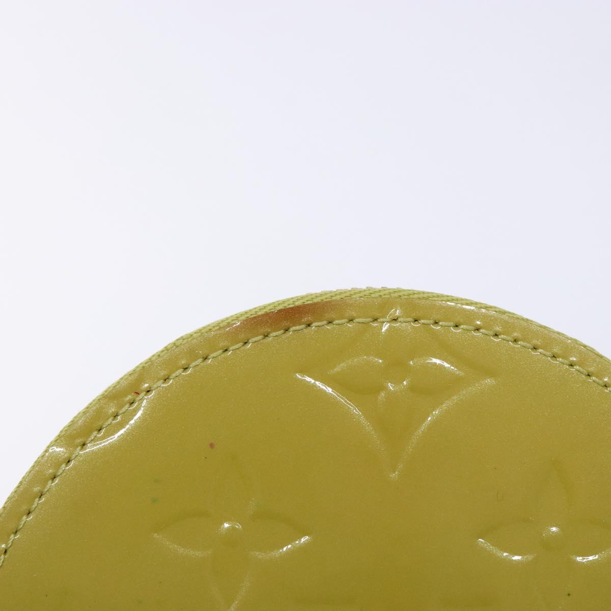 LOUIS VUITTON Vernis Porte Monnaie Chapo Coin Veil Amplession M91412 Auth 135911