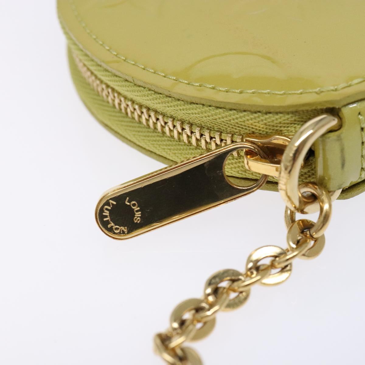 LOUIS VUITTON Vernis Porte Monnaie Chapo Coin Veil Amplession M91412 Auth 135911