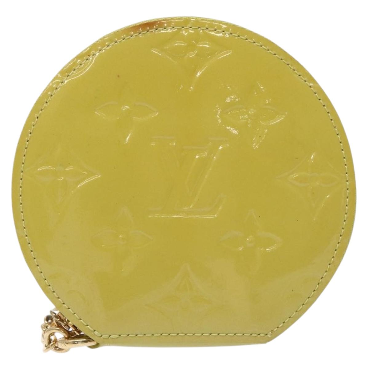 LOUIS VUITTON Vernis Porte Monnaie Chapo Coin Veil Amplession M91412 Auth 135911