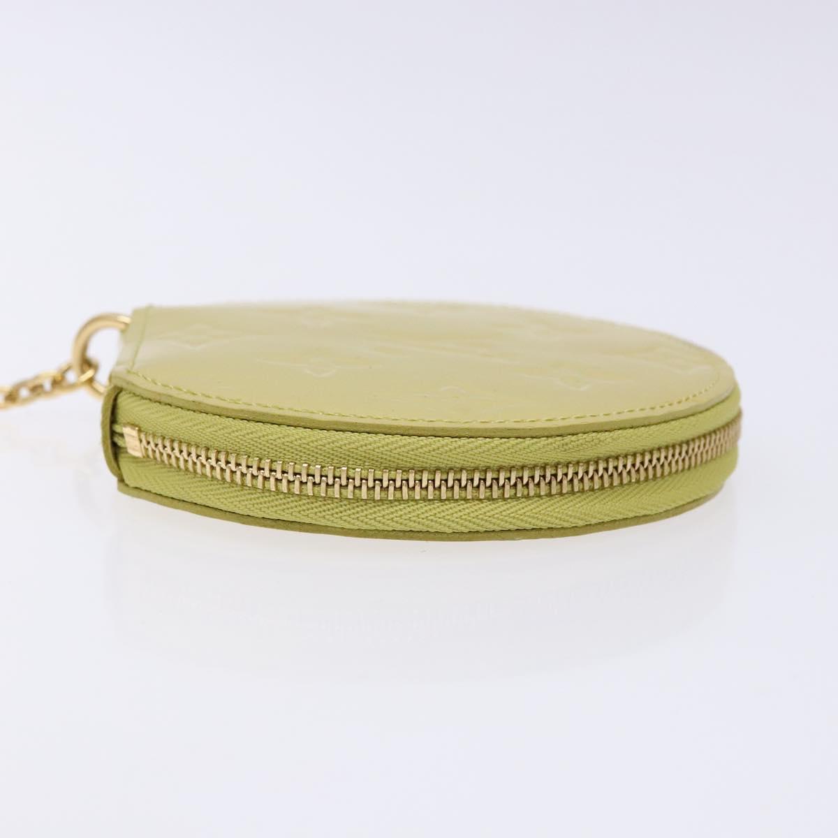 LOUIS VUITTON Vernis Porte Monnaie Chapo Coin Veil Amplession M91412 Auth 135911
