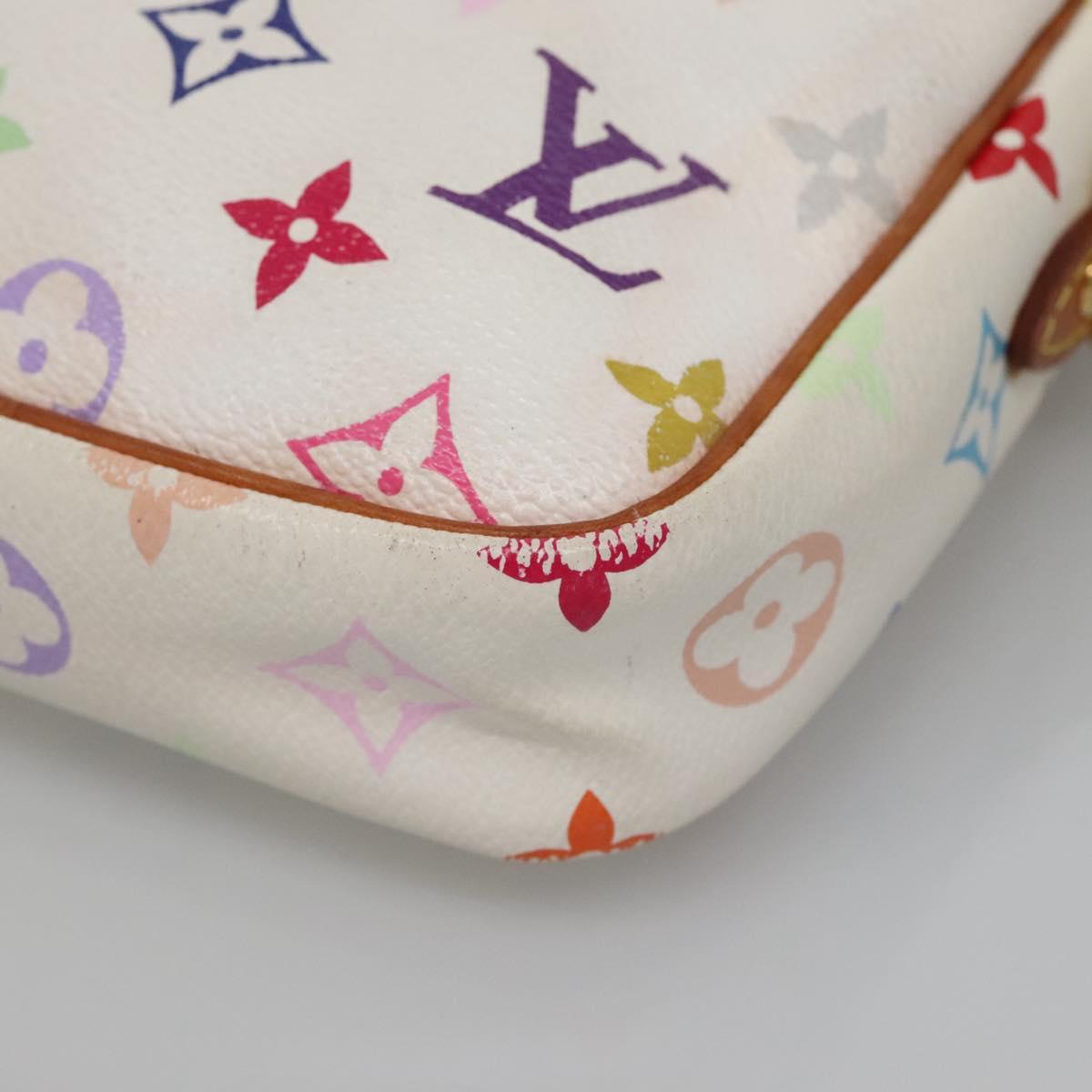 LOUIS VUITTON Monogram Multicolor lift Shoulder Bag White M40055 LV Auth 135921