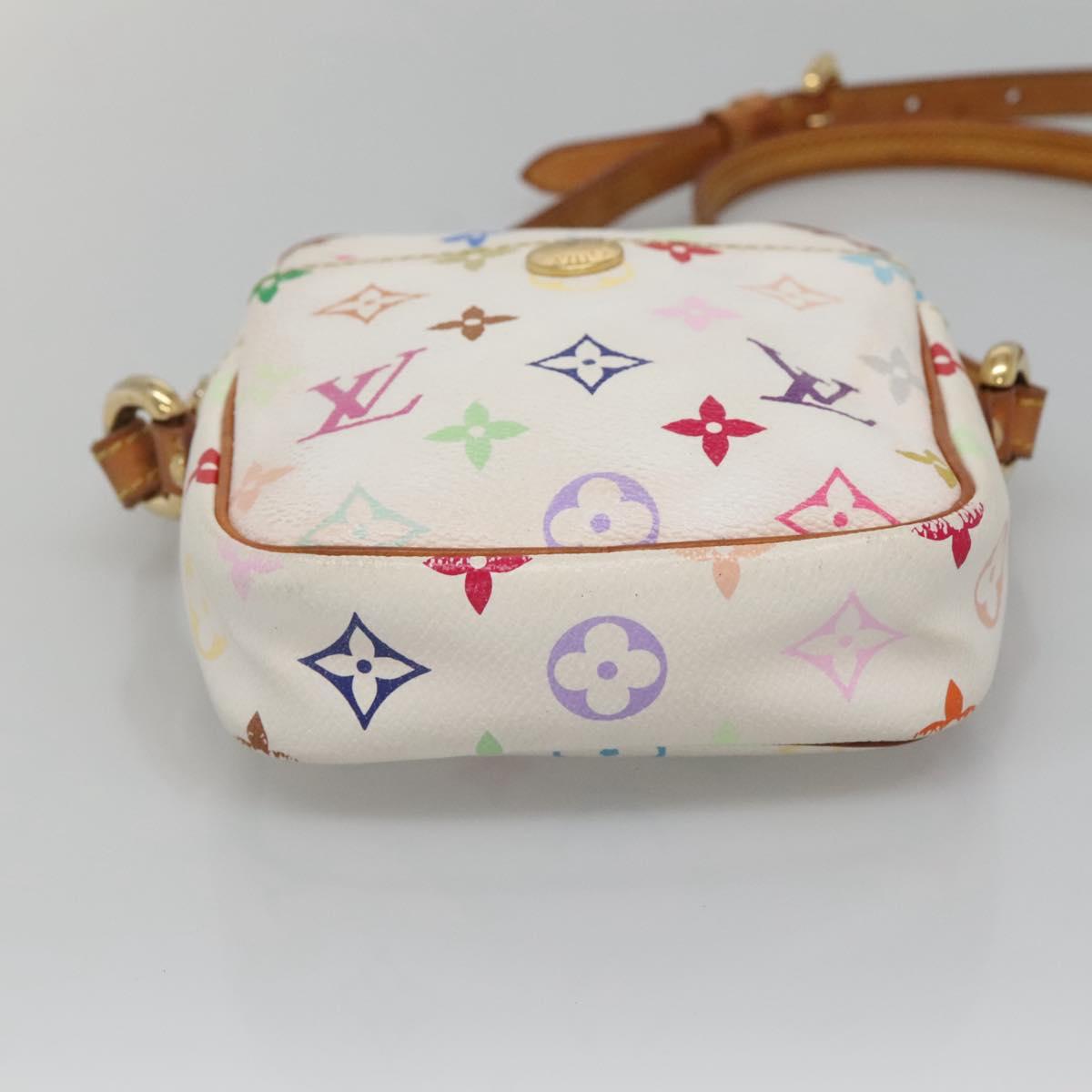 LOUIS VUITTON Monogram Multicolor lift Shoulder Bag White M40055 LV Auth 135921