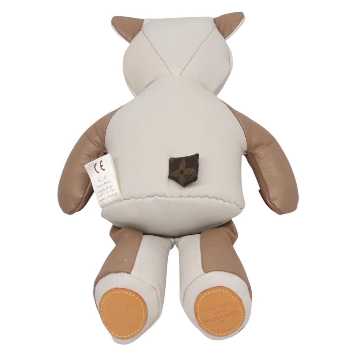 LOUIS VUITTON Monogram Teddy Bear Dudului GI0142 LV Auth 135939