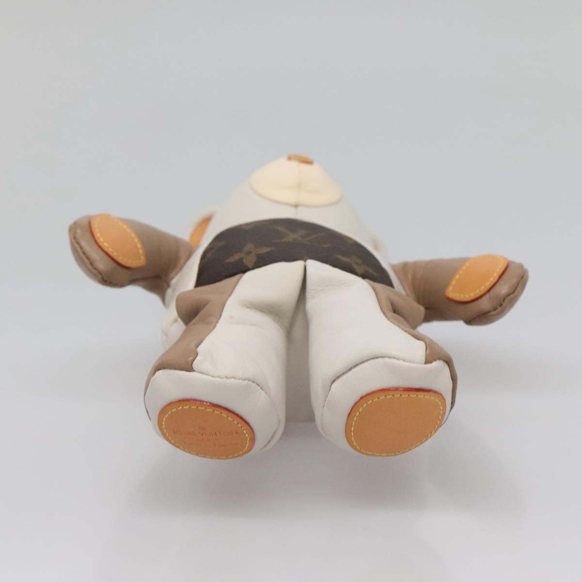 LOUIS VUITTON Monogram Teddy Bear Dudului GI0142 LV Auth 135939