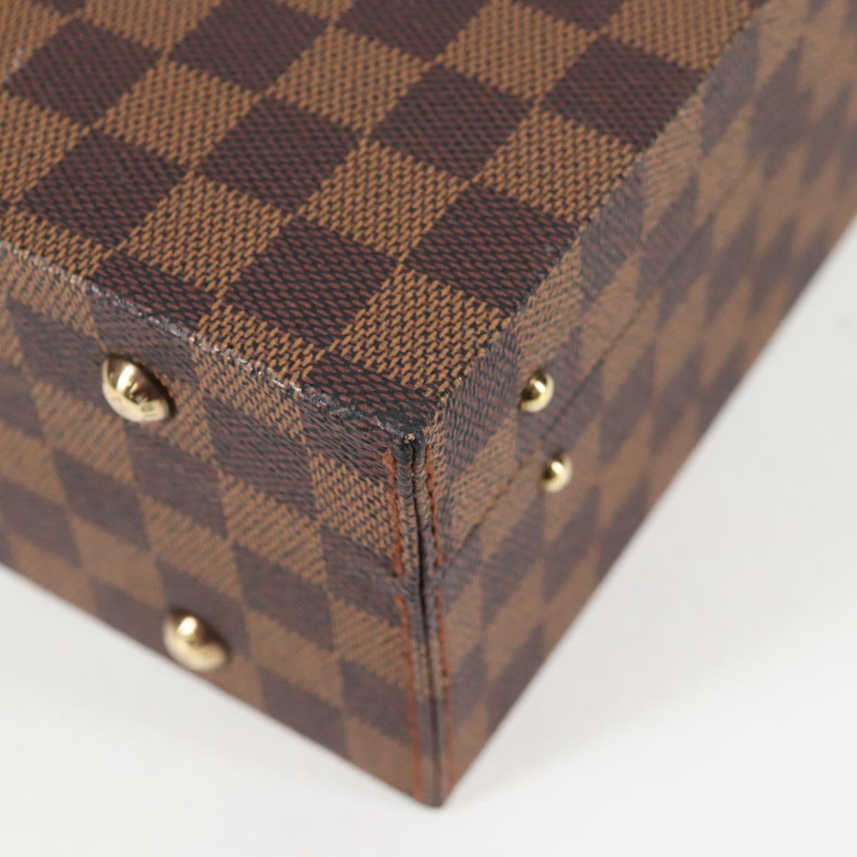 LOUIS VUITTON Damier Ebene Boite Bijou Jewelry Box SPO LV Auth 135955SV