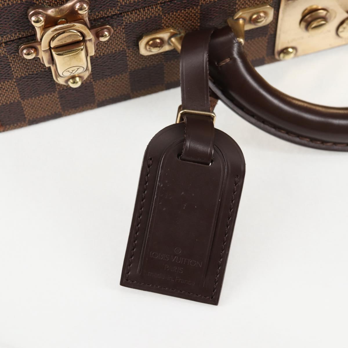 LOUIS VUITTON Damier Ebene Boite Bijou Jewelry Box SPO LV Auth 135955SV