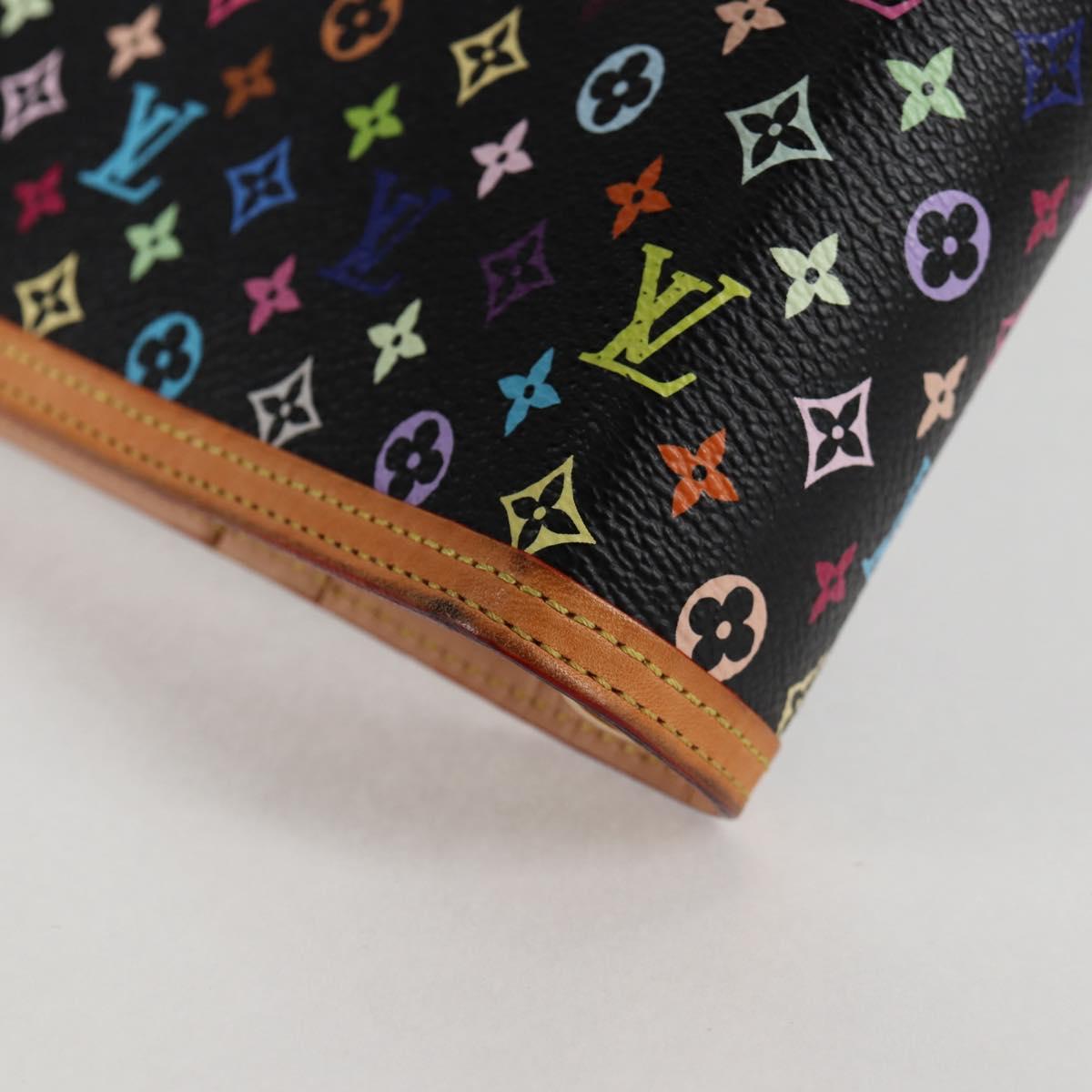 LOUIS VUITTON Multicolor Agenda GM Day Planner Cover Black R20893 Auth 135956V
