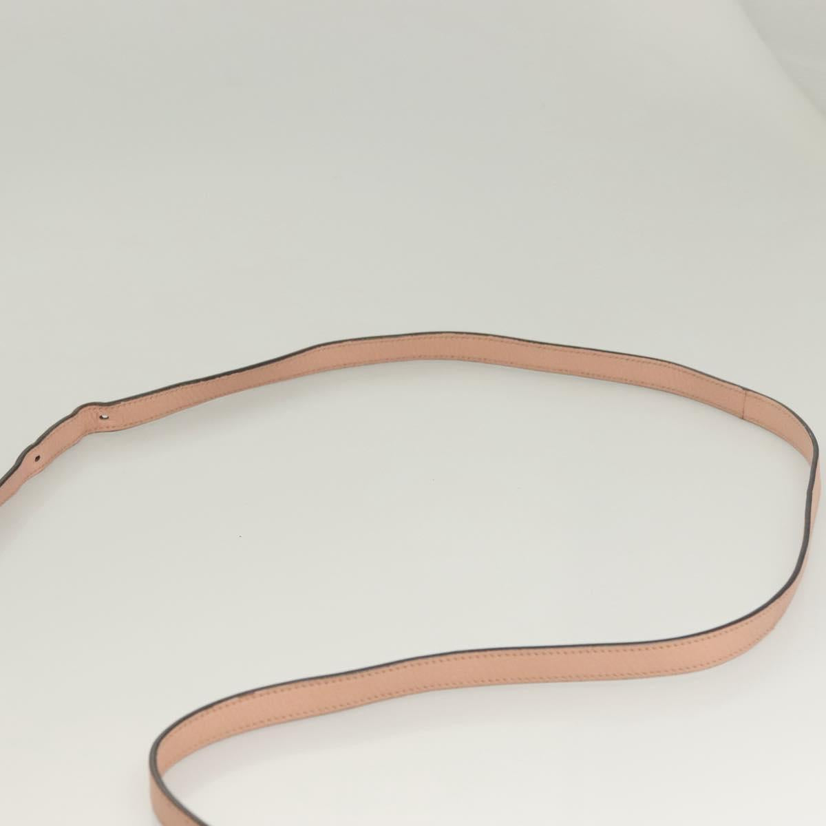 GUCCI Web Sherry Line Shoulder Bag Vinyl Clear Red Green 517350 Auth 135994