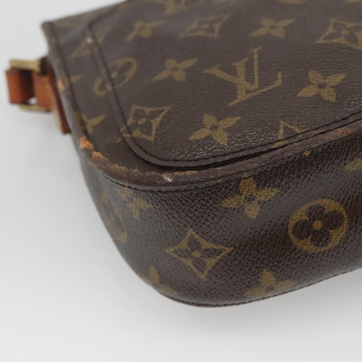 LOUIS VUITTON Monogram Monogram Saint Cloud MM Shoulder Bag M51243 Auth 136010