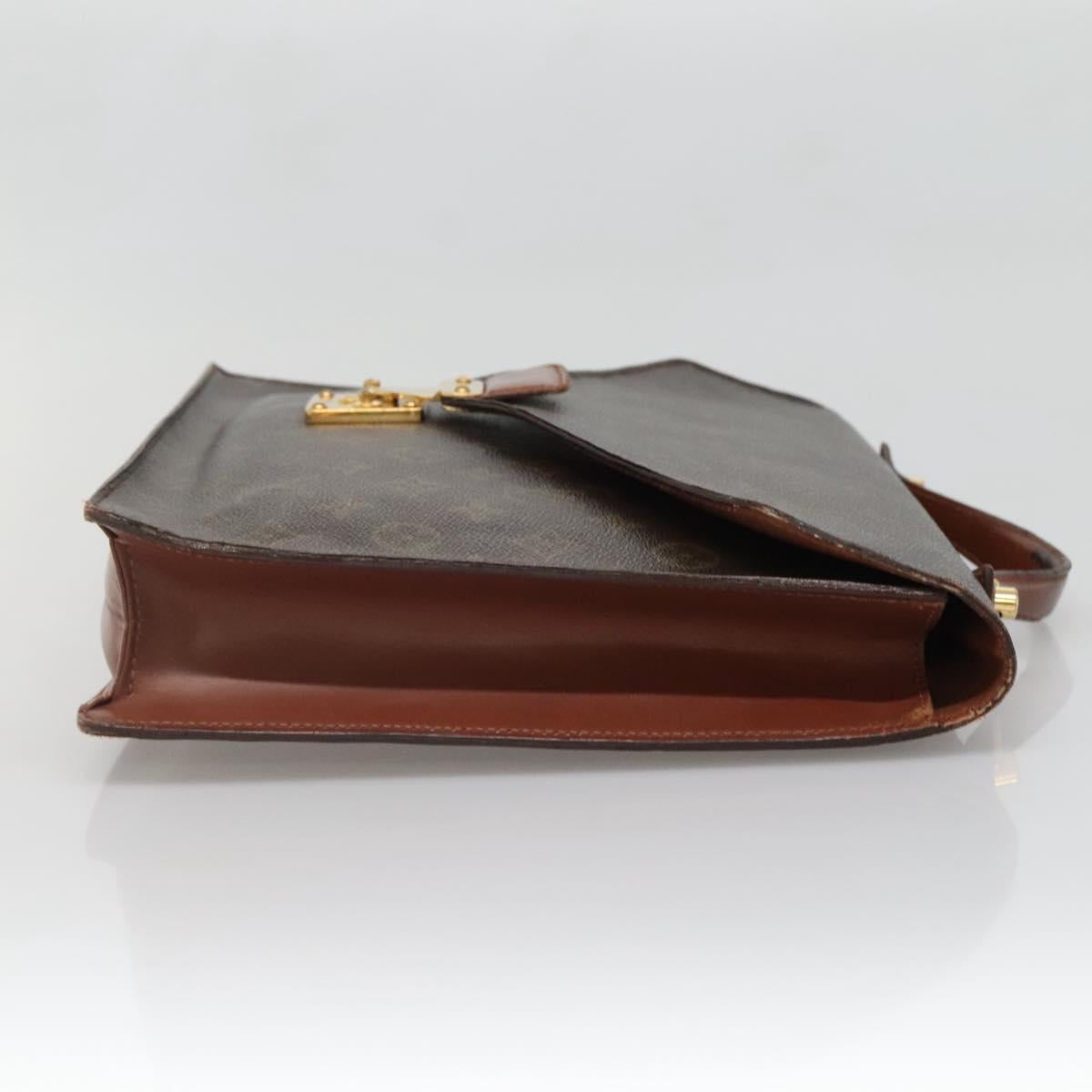 LOUIS VUITTON Monogram Porte Documents Bandouliere Bag M53338 Auth 136013