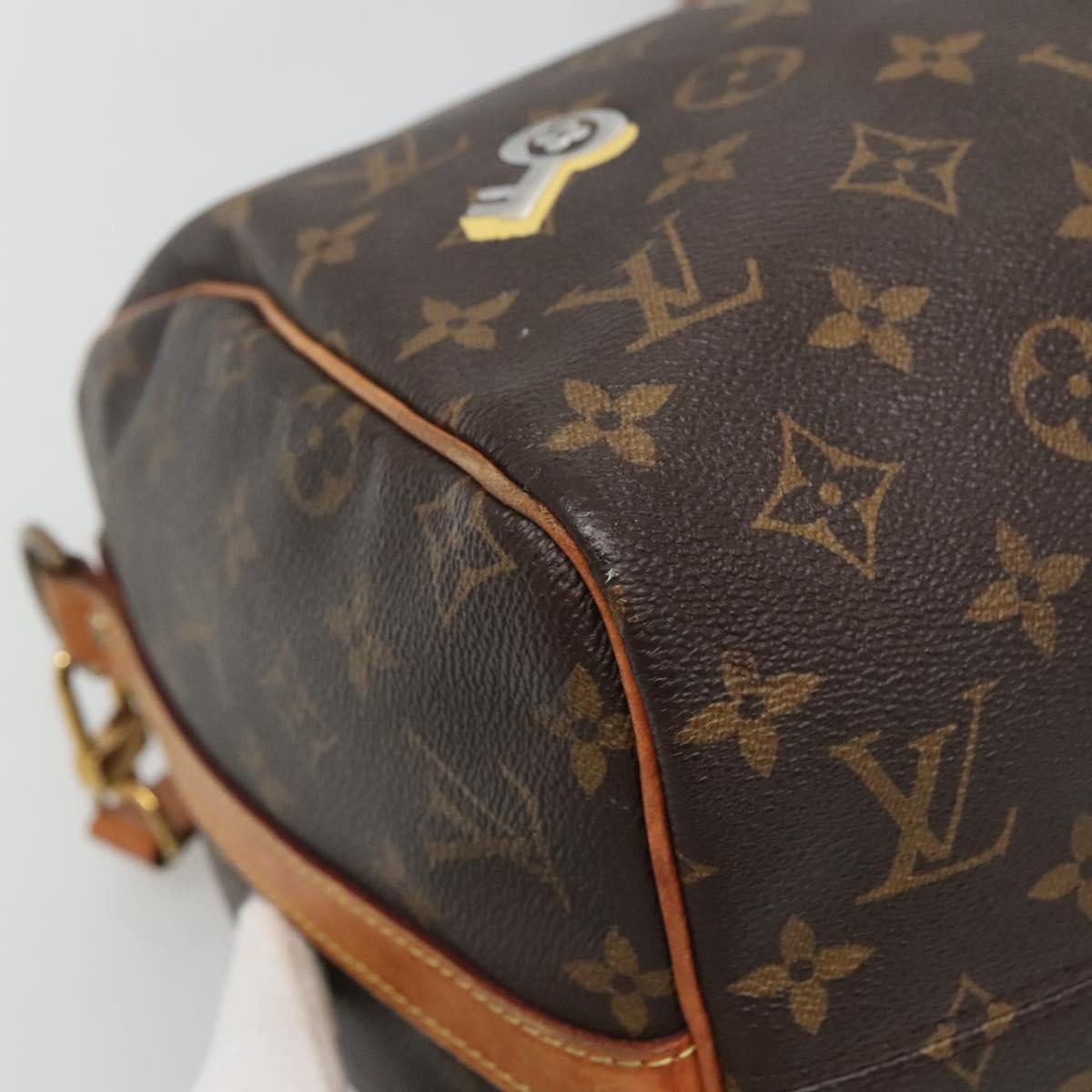 LOUIS VUITTON Love Block Speedy Bandouliere 30 Bag 2way M44365 Auth 136029