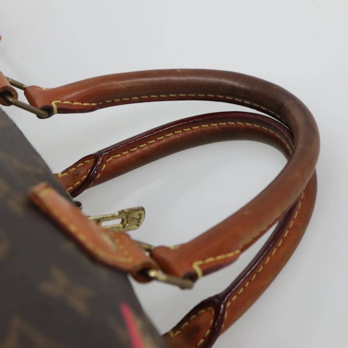 LOUIS VUITTON Love Block Speedy Bandouliere 30 Bag 2way M44365 Auth 136029