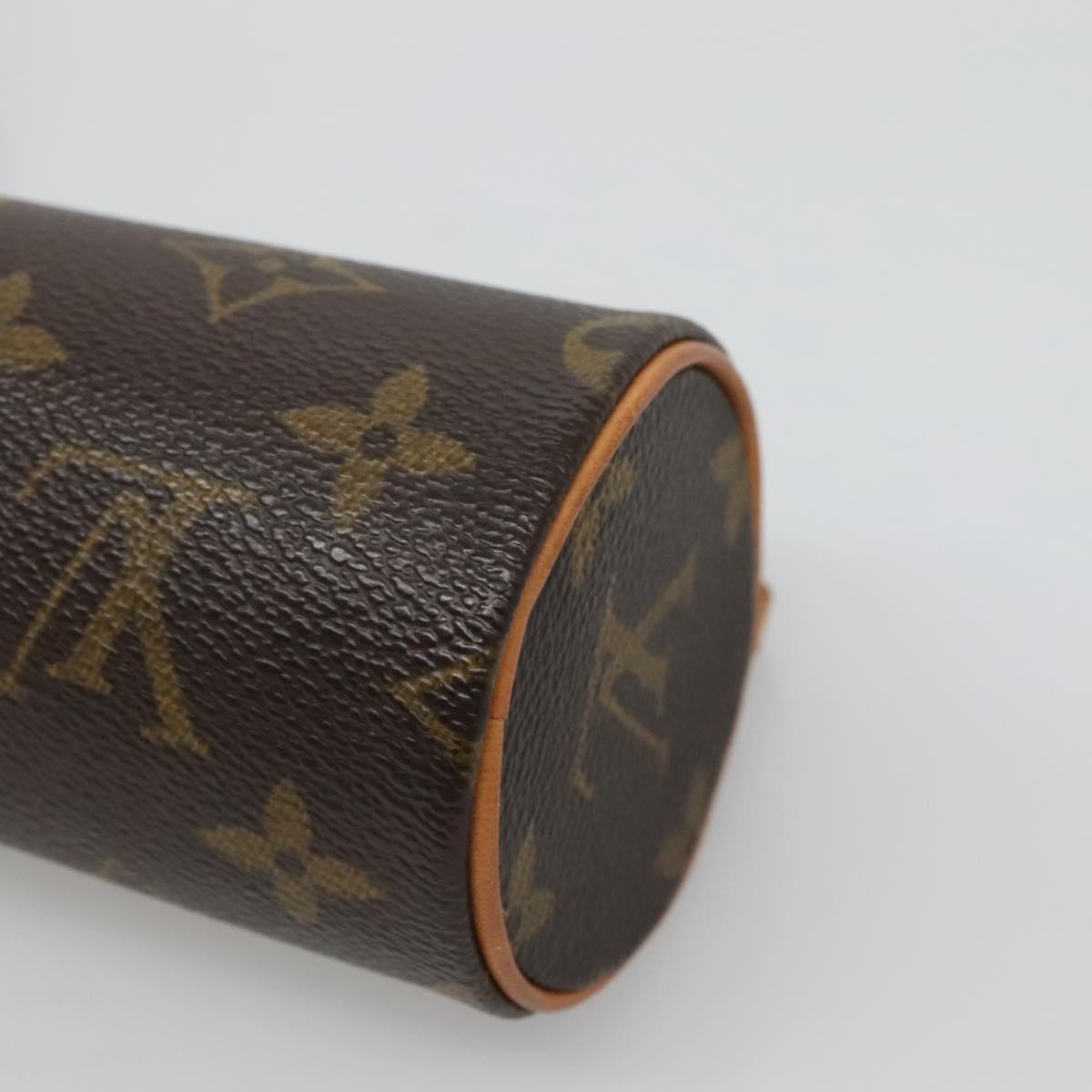 LOUIS VUITTON Monogram Papillon Pouch LV Auth 136090