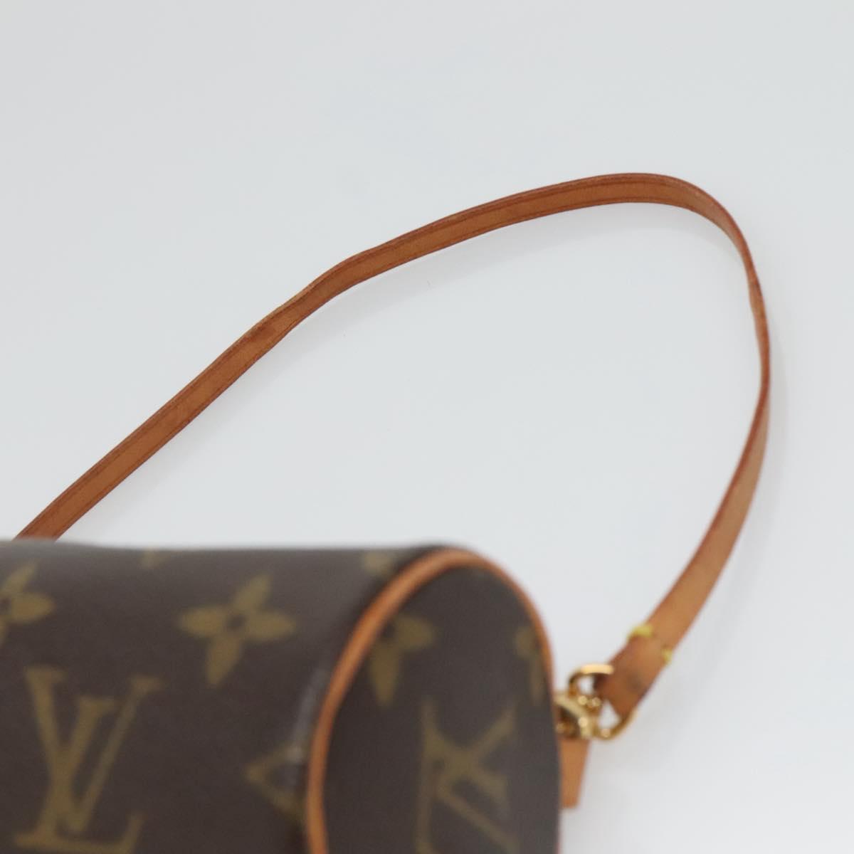 LOUIS VUITTON Monogram Papillon Pouch LV Auth 136090