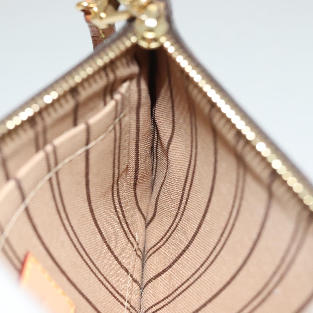 LOUIS VUITTON Monogram Neverfull PM Pouch Pouch LV Auth 136091