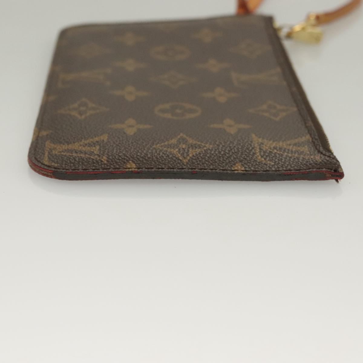LOUIS VUITTON Monogram Neverfull PM Pouch Pouch LV Auth 136091