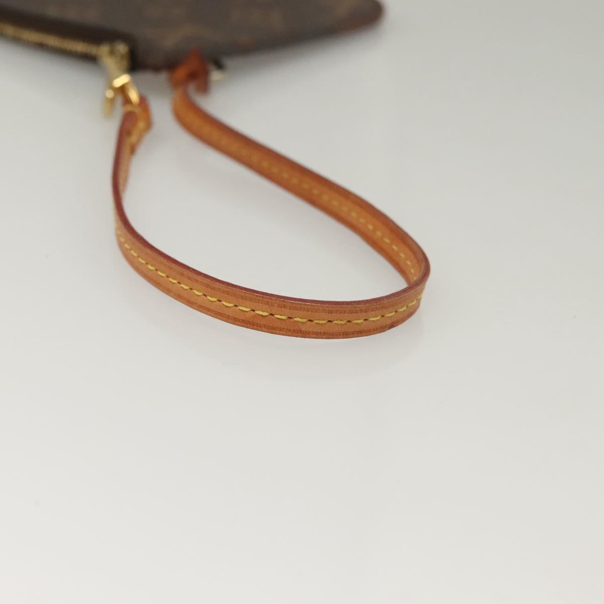 LOUIS VUITTON Monogram Neverfull PM Pouch Pouch LV Auth 136091