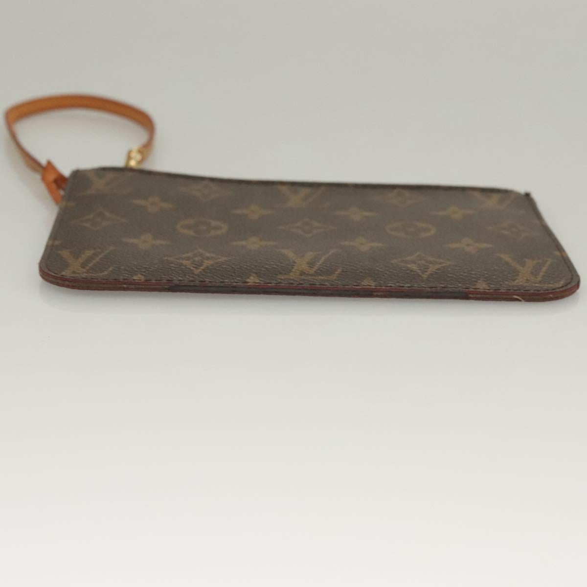 LOUIS VUITTON Monogram Neverfull PM Pouch Pouch LV Auth 136091