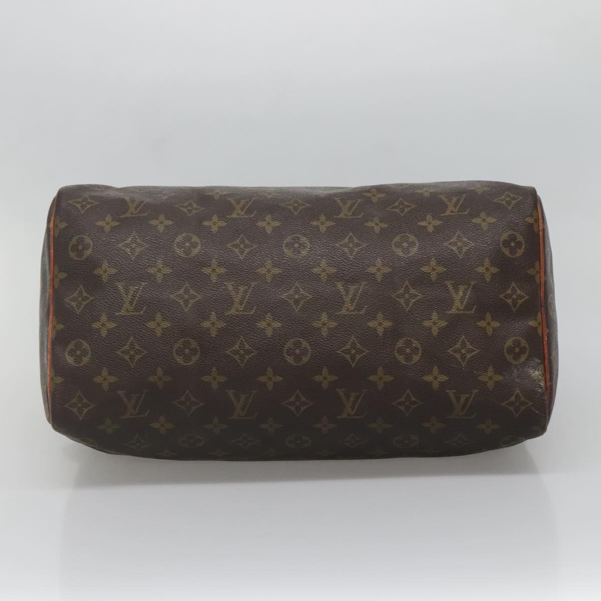 LOUIS VUITTON Monogram Speedy 35 Hand Bag M41524 LV Auth 136095