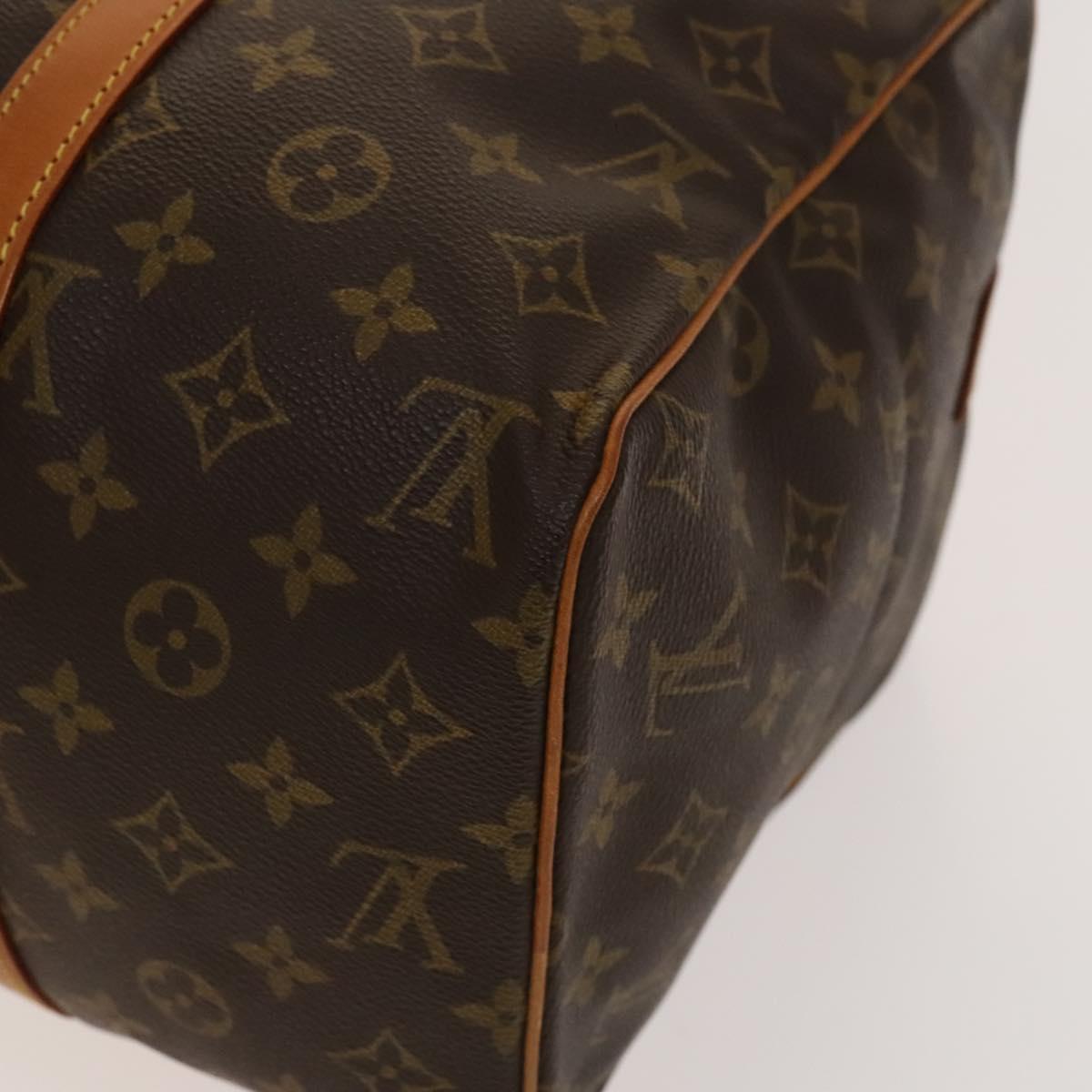 LOUIS VUITTON Monogram Sac Souple 35 Boston Bag M41626 LV Auth 136096
