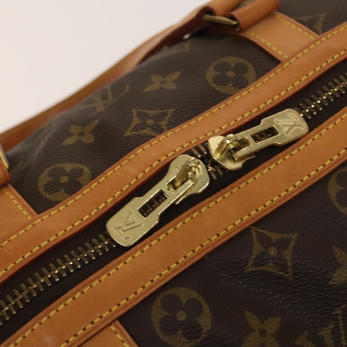 LOUIS VUITTON Monogram Sac Souple 35 Boston Bag M41626 LV Auth 136096