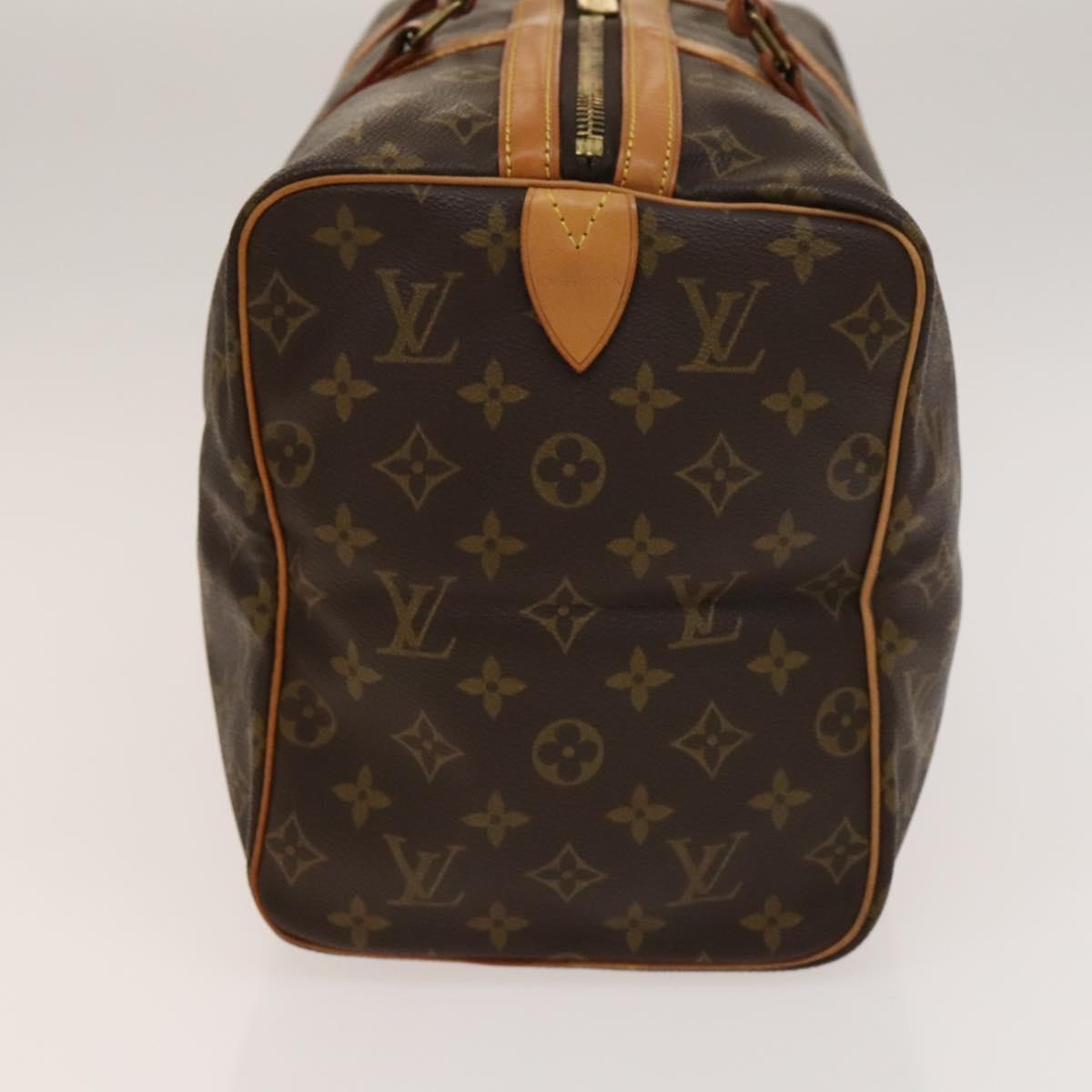 LOUIS VUITTON Monogram Sac Souple 35 Boston Bag M41626 LV Auth 136096