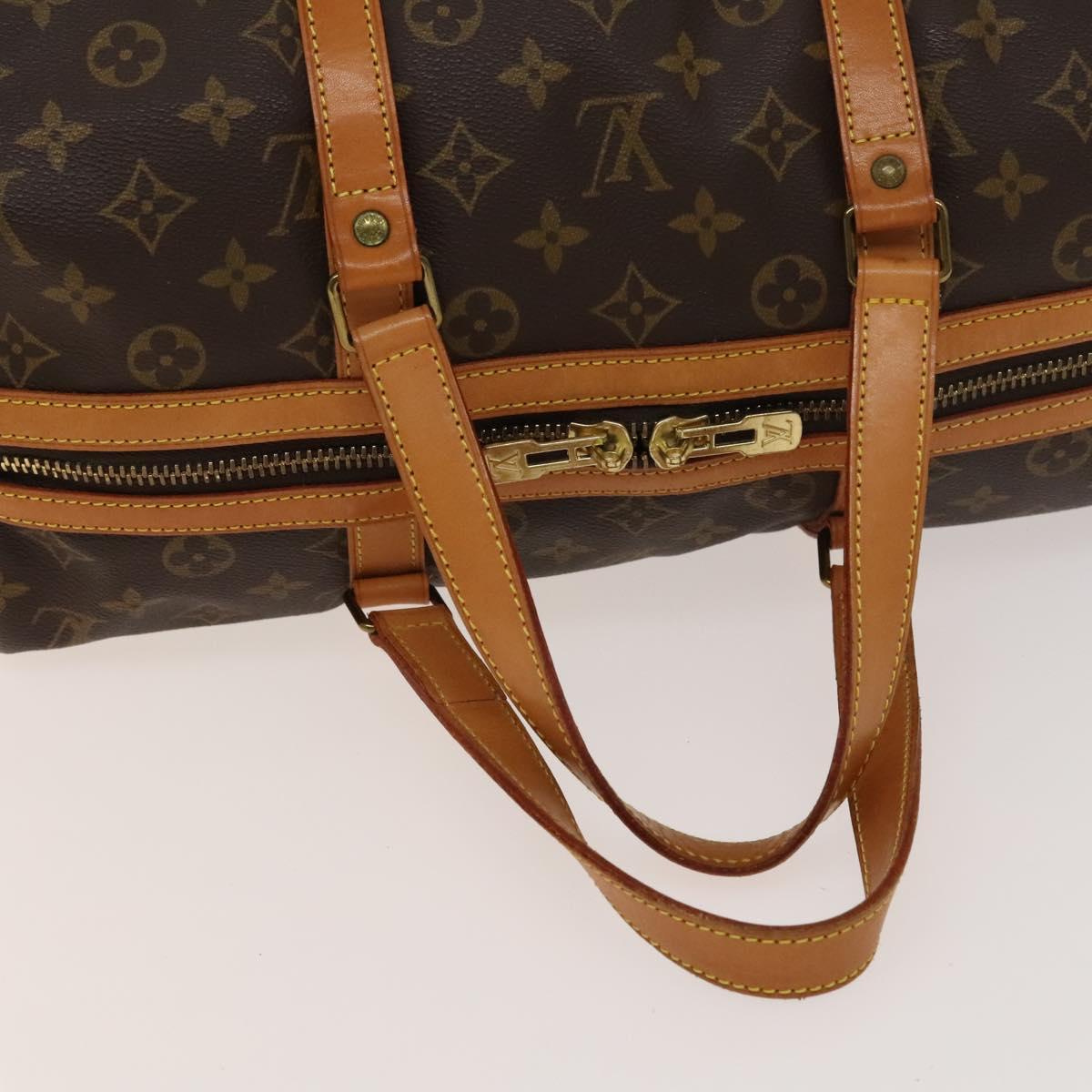 LOUIS VUITTON Monogram Sac Souple 35 Boston Bag M41626 LV Auth 136096