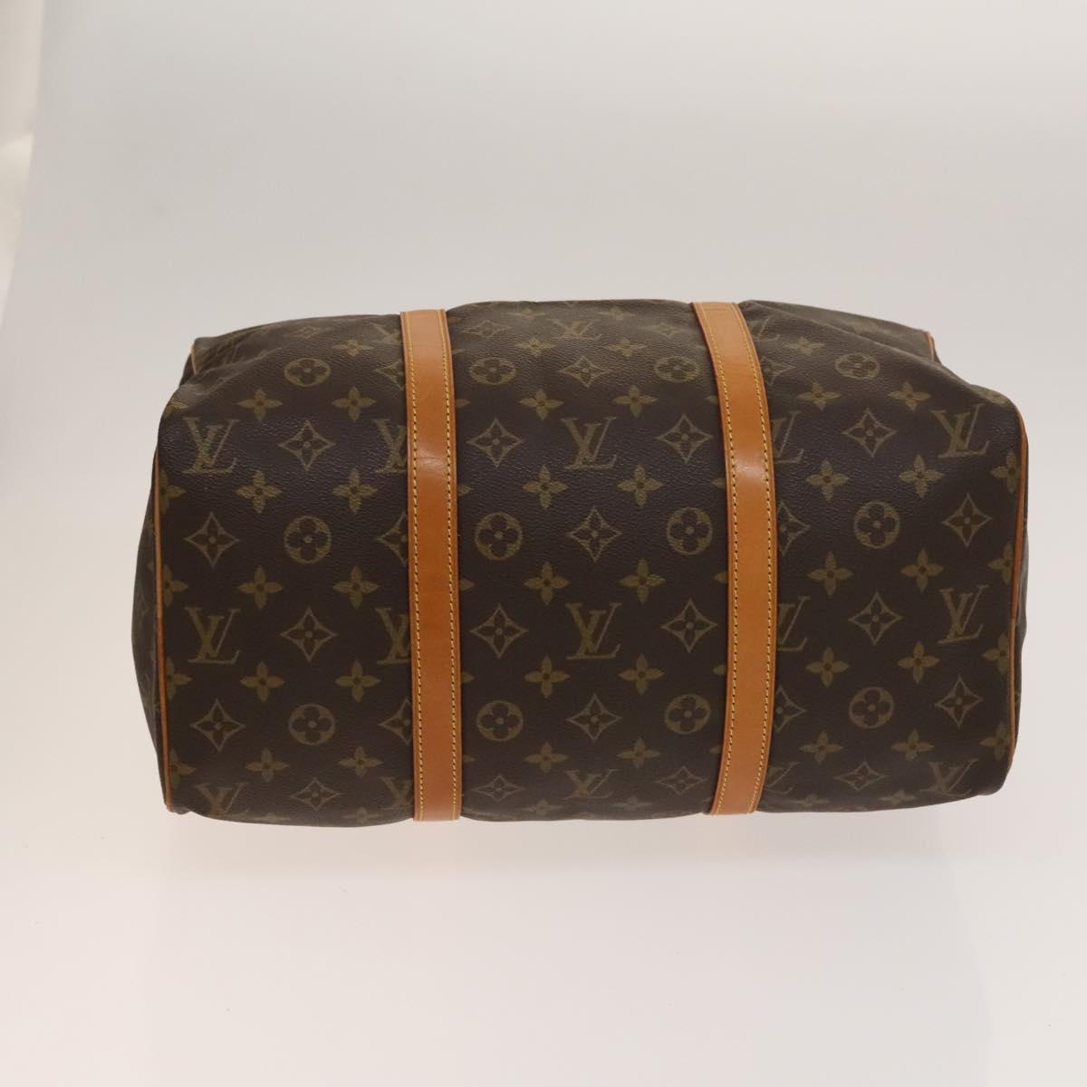 LOUIS VUITTON Monogram Sac Souple 35 Boston Bag M41626 LV Auth 136096