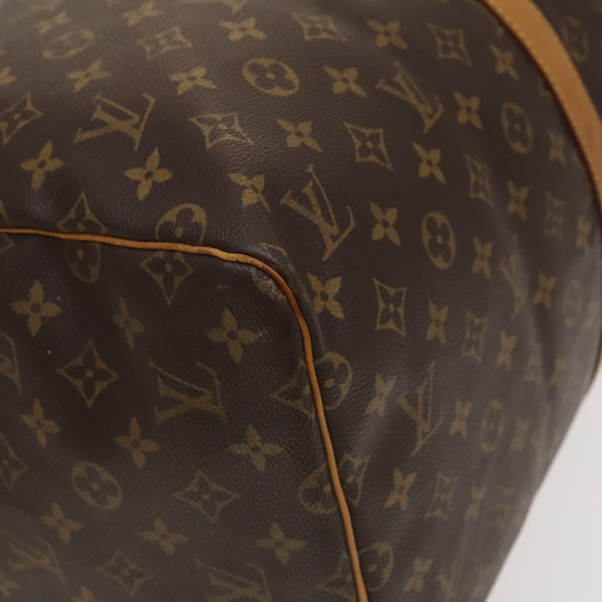 LOUIS VUITTON Monogram Keepall 55 Boston Bag M41424 LV Auth 136102