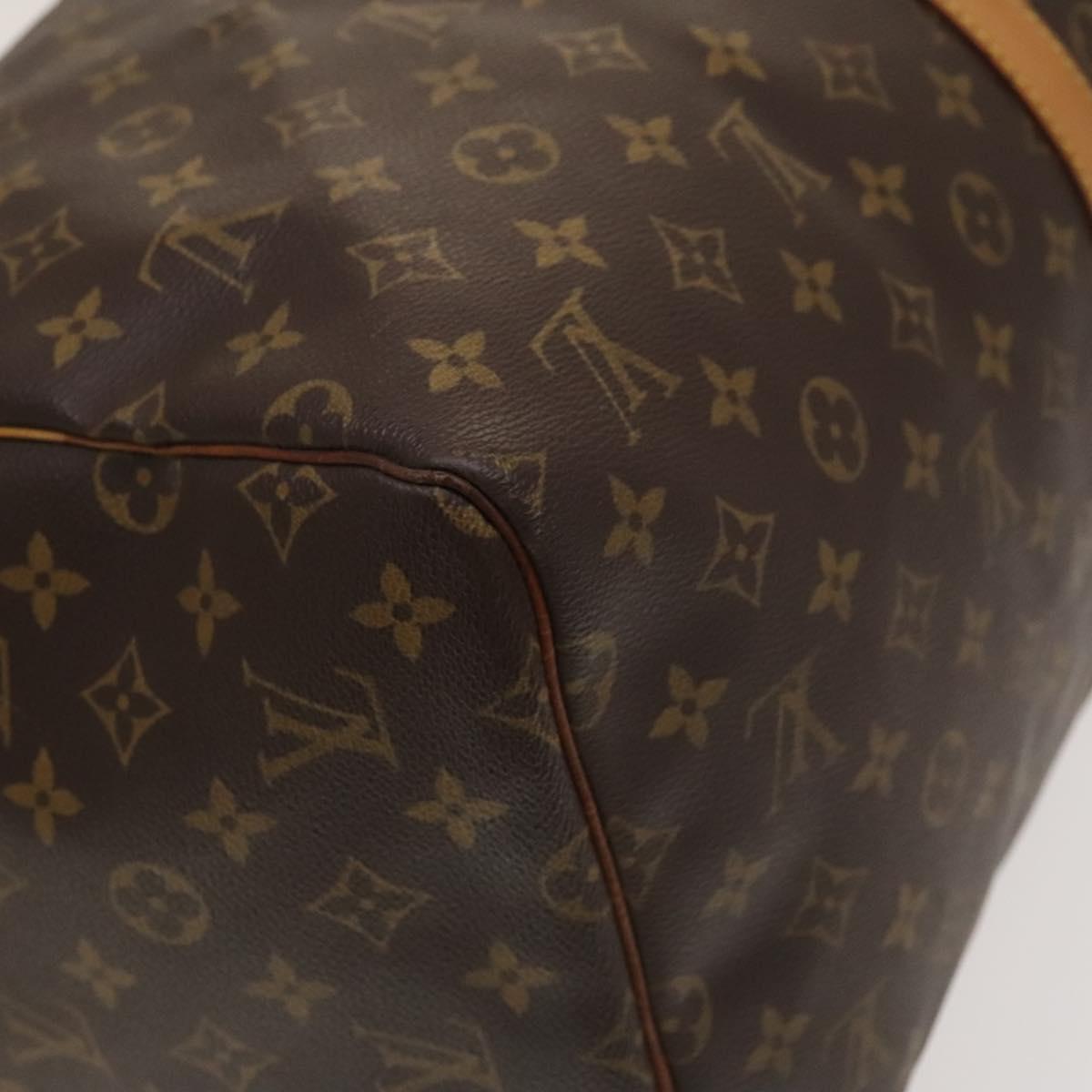 LOUIS VUITTON Monogram Keepall 55 Boston Bag M41424 LV Auth 136102