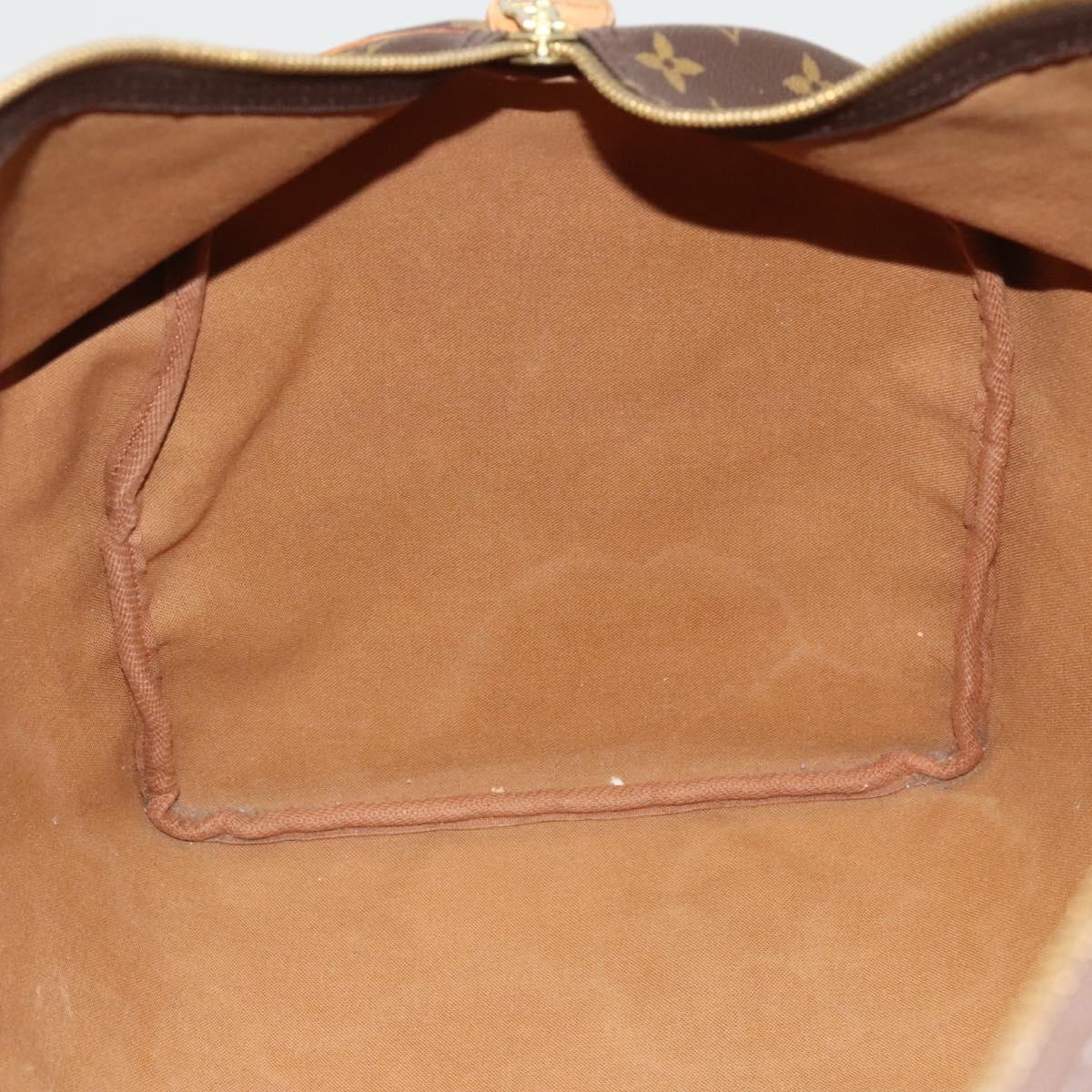 LOUIS VUITTON Monogram Keepall 55 Boston Bag M41424 LV Auth 136102