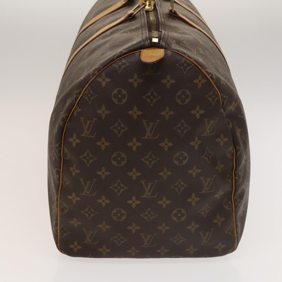 LOUIS VUITTON Monogram Keepall 55 Boston Bag M41424 LV Auth 136102