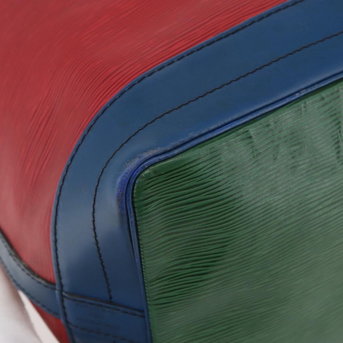 LOUIS VUITTON Epi Toriko color Noe Bag Red Blue Green M44084 LV Auth 136128