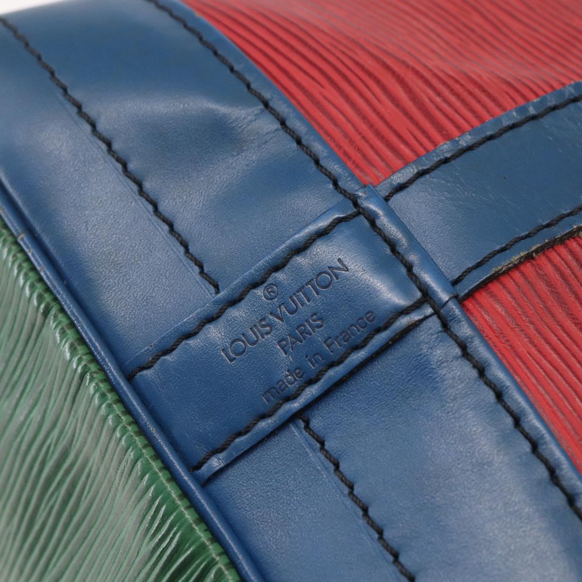 LOUIS VUITTON Epi Toriko color Noe Bag Red Blue Green M44084 LV Auth 136128