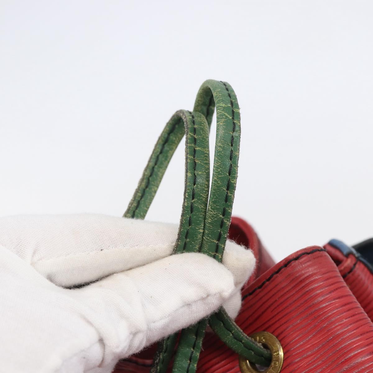 LOUIS VUITTON Epi Toriko color Noe Bag Red Blue Green M44084 LV Auth 136128