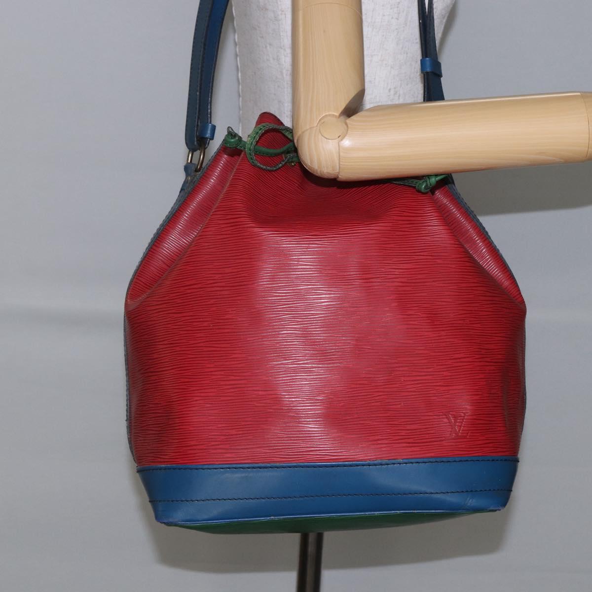 LOUIS VUITTON Epi Toriko color Noe Bag Red Blue Green M44084 LV Auth 136128