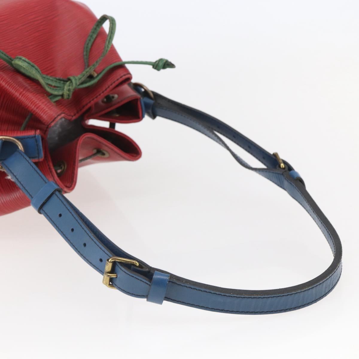 LOUIS VUITTON Epi Toriko color Noe Bag Red Blue Green M44084 LV Auth 136128