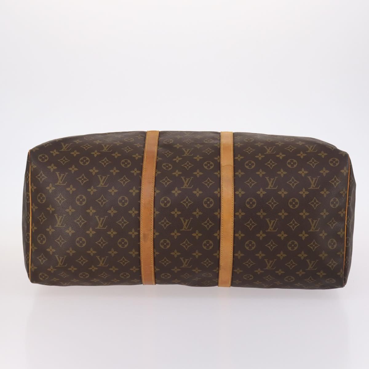 LOUIS VUITTON Monogram Keepall 60 Boston Bag M41422 LV Auth 136139