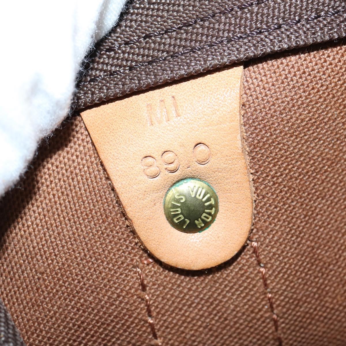 LOUIS VUITTON Monogram Keepall 60 Boston Bag M41422 LV Auth 136139