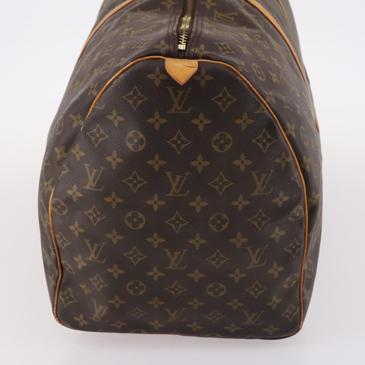 LOUIS VUITTON Monogram Keepall 60 Boston Bag M41422 LV Auth 136139