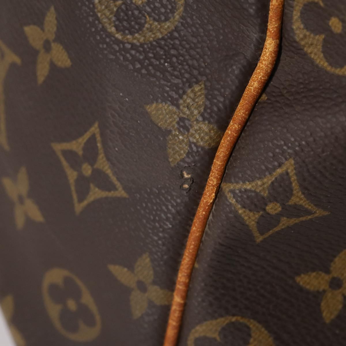 LOUIS VUITTON Monogram Keepall 60 Boston Bag M41422 LV Auth 136139