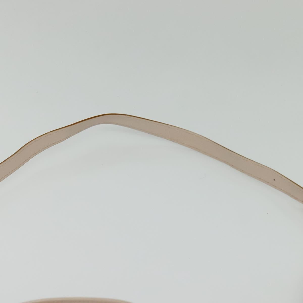 Salvatore Ferragamo Vala Hand Bag Leather 2way Pink Gold Auth 136148