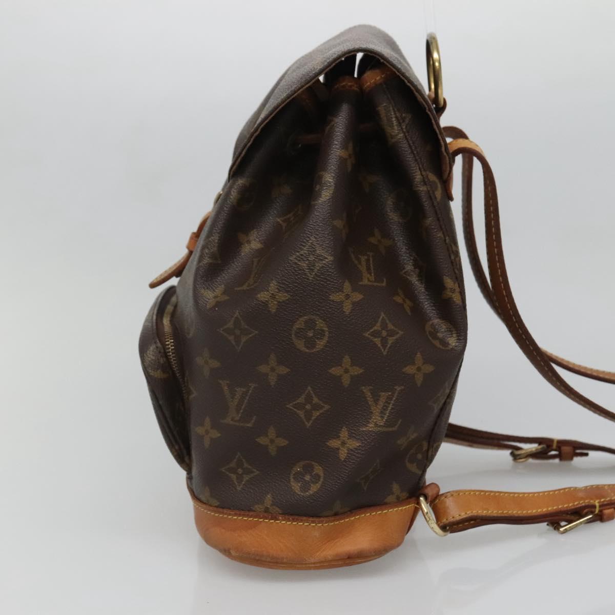 LOUIS VUITTON Monogram Montsouris MM Backpack M51136 LV Auth 136169
