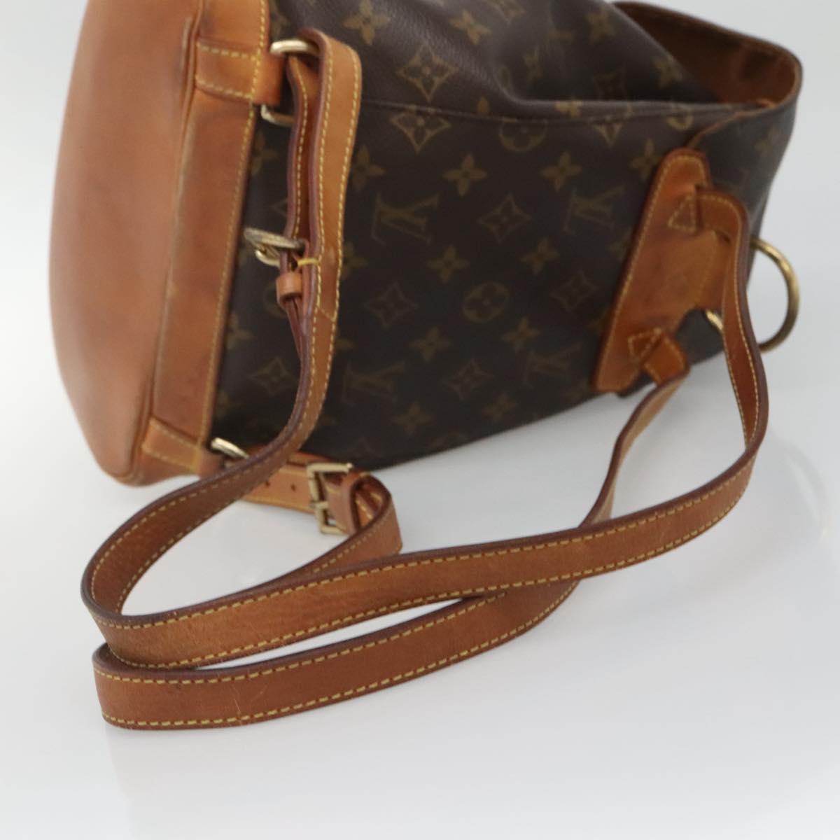 LOUIS VUITTON Monogram Montsouris MM Backpack M51136 LV Auth 136169