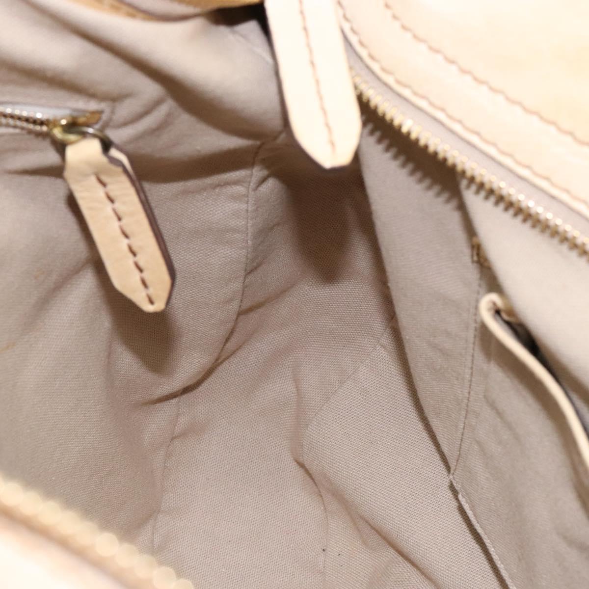 BURBERRY Nova Check Shoulder Bag Canvas Beige Auth 136215