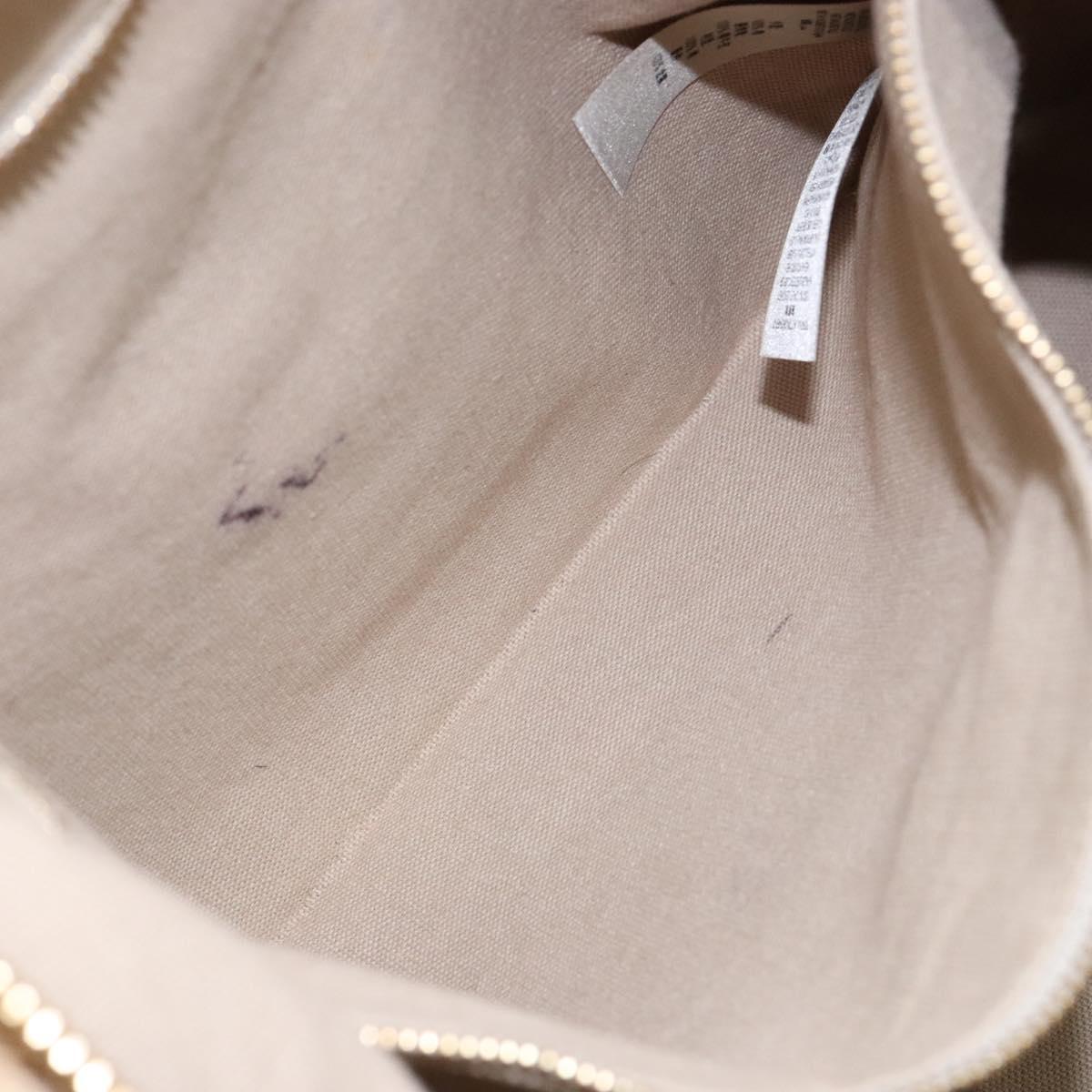 BURBERRY Nova Check Shoulder Bag Canvas Beige Auth 136215