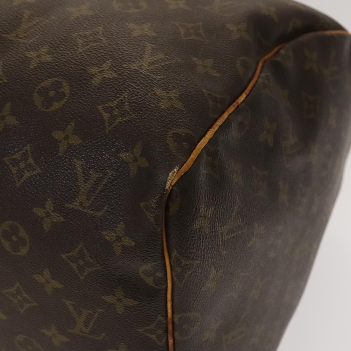 LOUIS VUITTON Monogram Keepall 55 Boston Bag M41424 LV Auth 136228