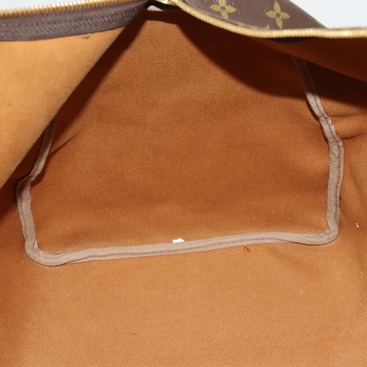 LOUIS VUITTON Monogram Keepall 55 Boston Bag M41424 LV Auth 136228